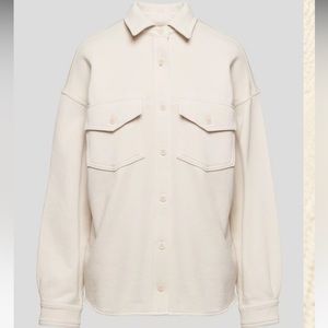 Aritzia Wilfred  Free Terry Fleece Shirt Jacket